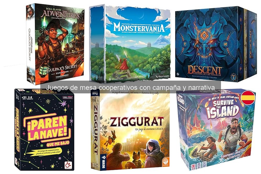 Guía de compra juegos de mesa cooperativos con campaña