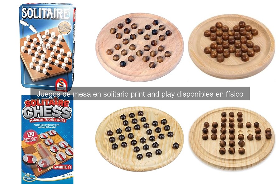 Guía de compra: Juegos de mesa en solitario print and play