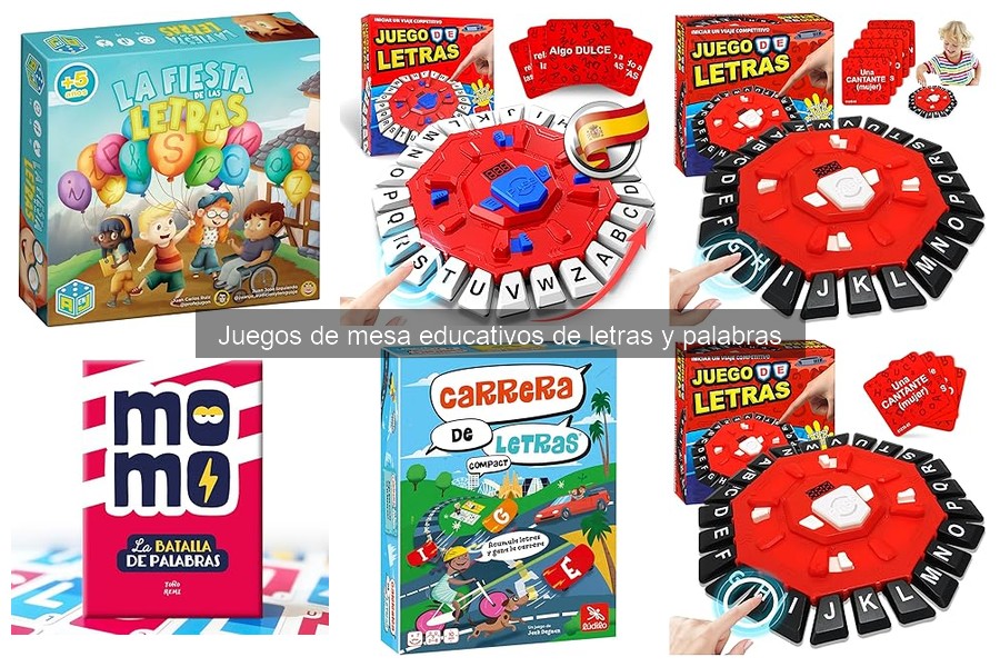 Guía de compra para juegos de mesa educativos de letras