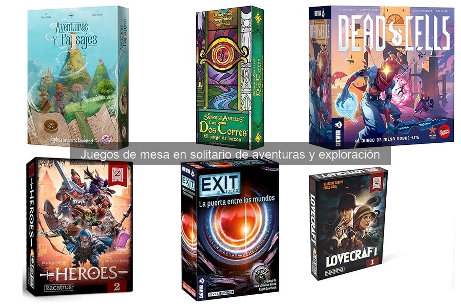 Guía de compra para juegos de mesa en solitario de aventuras