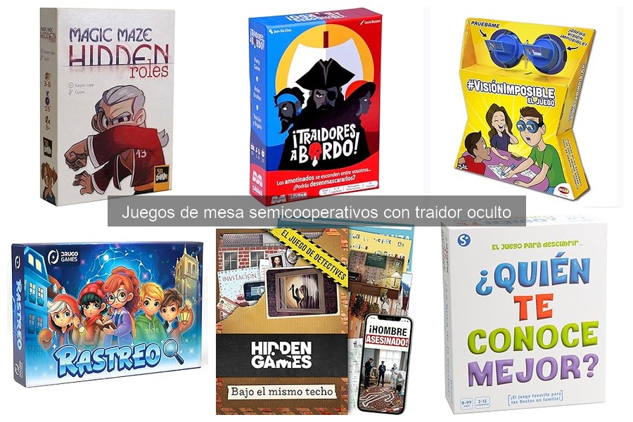 Guía de compra para juegos semicooperativos con traidor oculto