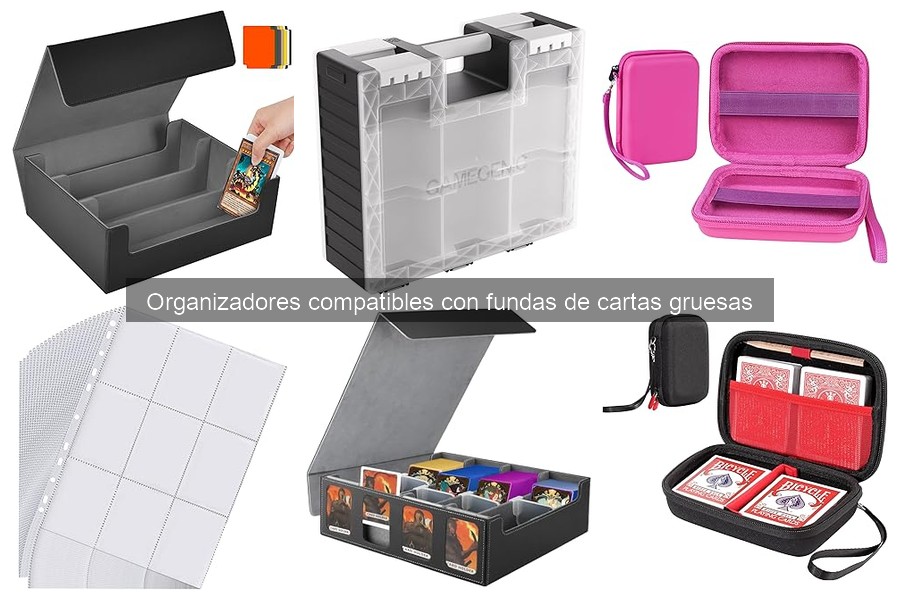 Guía de instalación: Organizadores para cartas con fundas gruesas