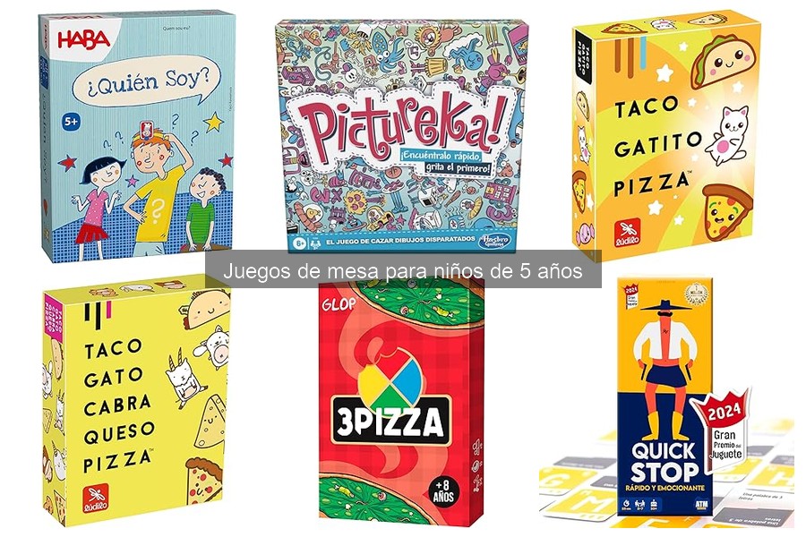 Guía para elegir el mejor juego de mesa para niños de 5 años