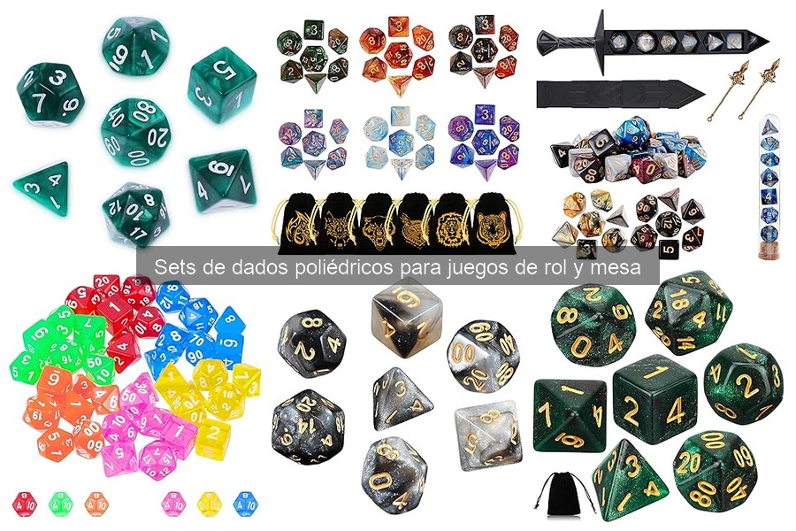 Guía para elegir el mejor set de dados poliédricos para RPG
