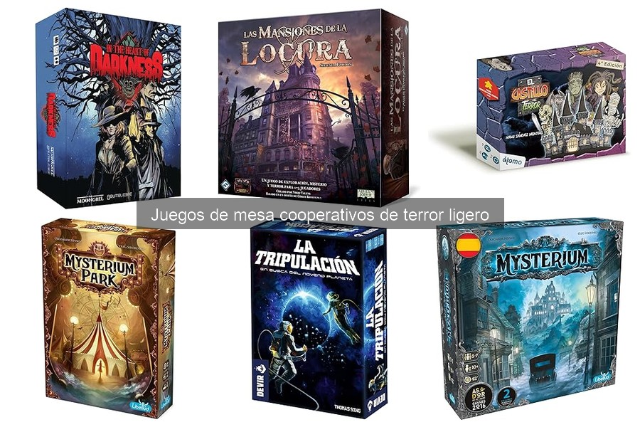 Guía para elegir juegos de mesa cooperativos de terror ligero