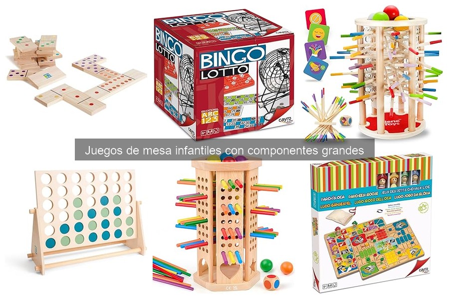 Guía para Elegir Juegos de Mesa Infantiles con Componentes Grandes
