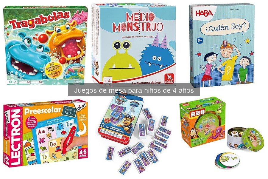 Guía para Elegir Juegos de Mesa para Niños de 4 Años