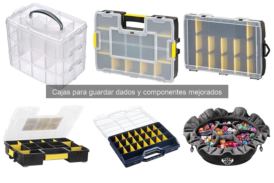 Guía para elegir la mejor caja para dados y componentes