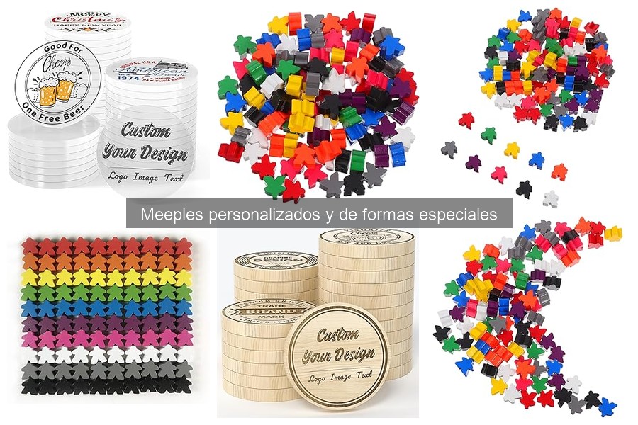Ideas creativas para meeples personalizados en juegos familiares