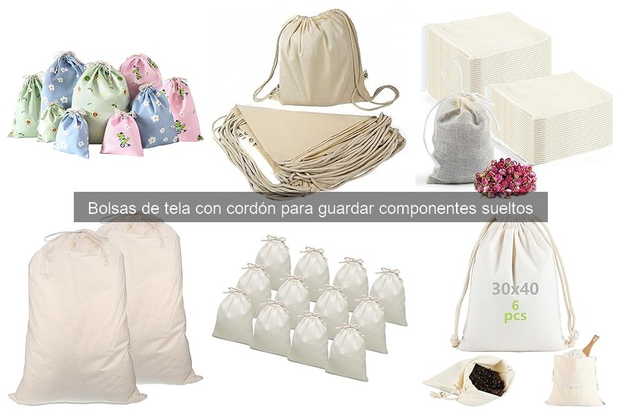 ** Ideas creativas para personalizar bolsas de tela con cordón