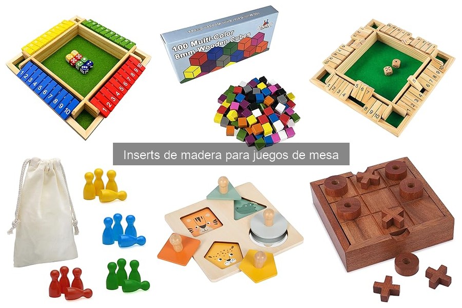 Inserts de madera para juegos de mesa: las mejores opciones