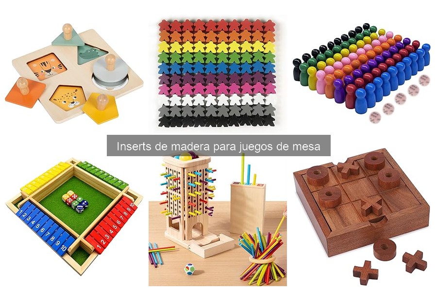 Inserts de madera personalizados para juegos de mesa: Guía