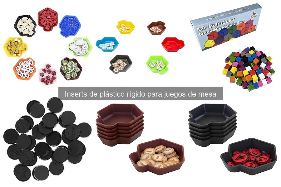 Inserts de plástico rígido vs cartón para juegos de mesa