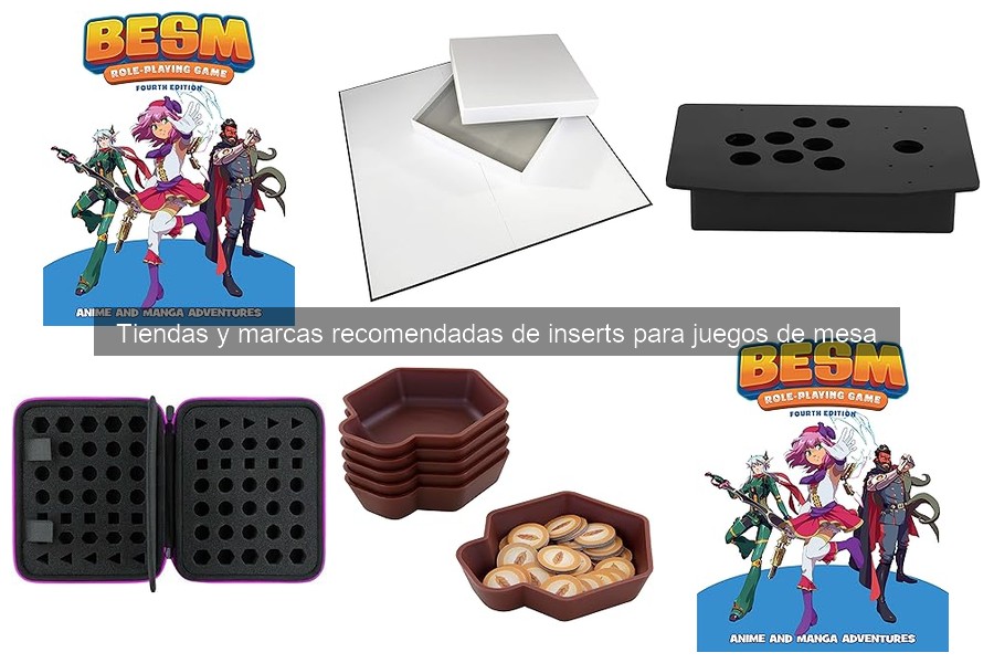 Inserts esenciales para juegos de mesa: ¿cuáles necesitas?