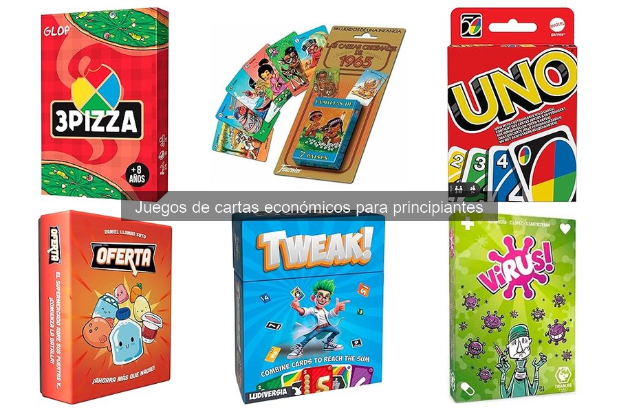 Juegos de cartas económicos para principiantes explicados