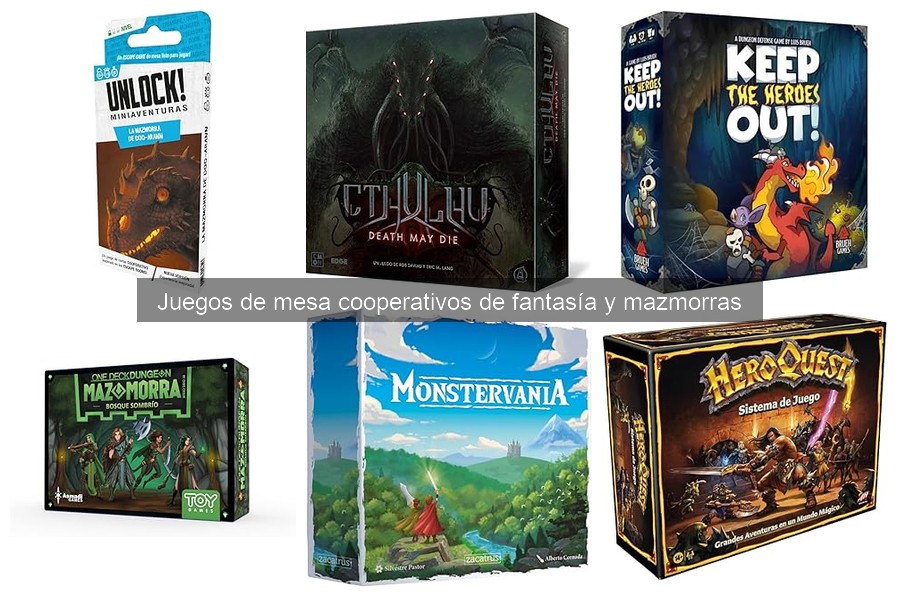 Juegos de mesa cooperativos de fantasía para niños