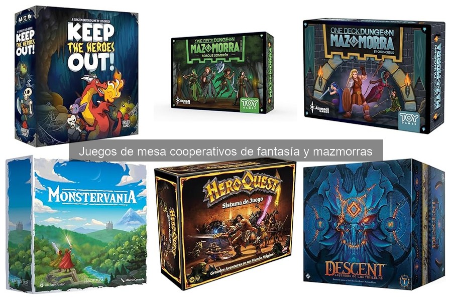 Juegos de mesa cooperativos de fantasía y mazmorras: ¿Qué son?