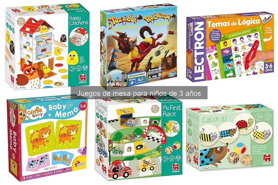 Juegos de mesa cooperativos para niños de 3 años