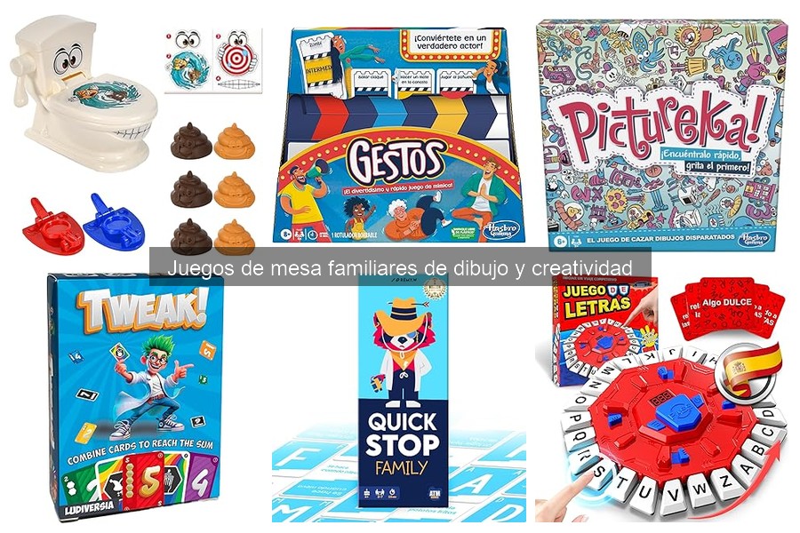 ** Juegos de mesa de dibujo ideales para reuniones familiares