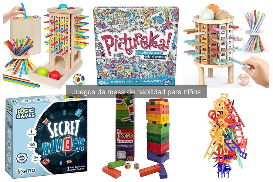 Juegos de mesa de habilidad para aprender jugando