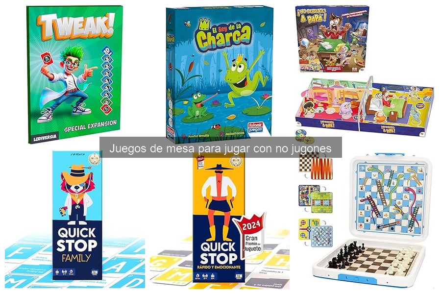 Juegos de mesa de tiempo reducido para no jugones