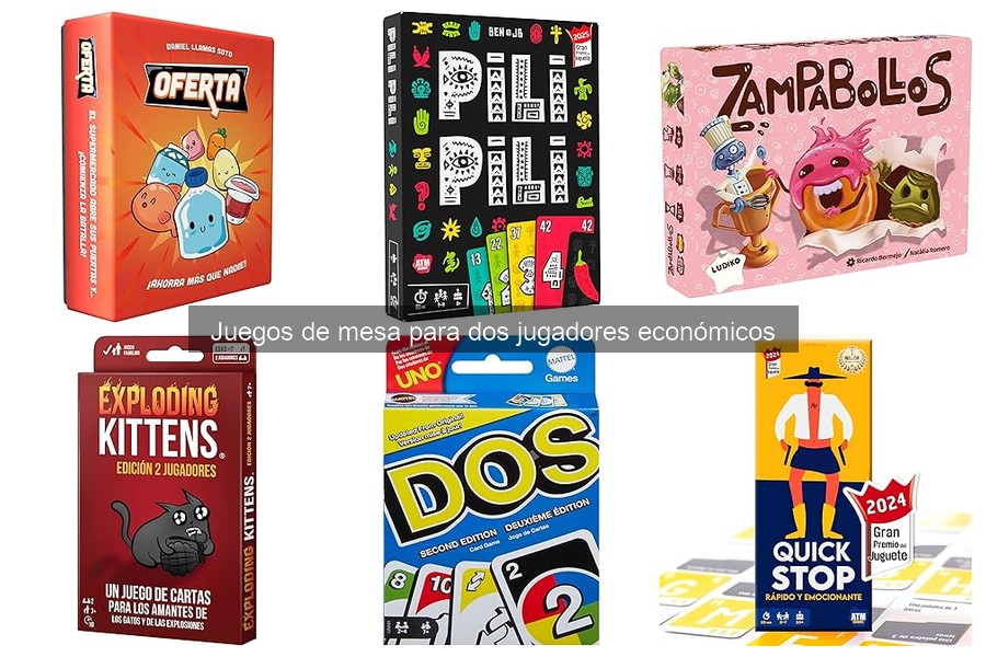 Juegos de mesa económicos para dos jugadores: Guía de compra