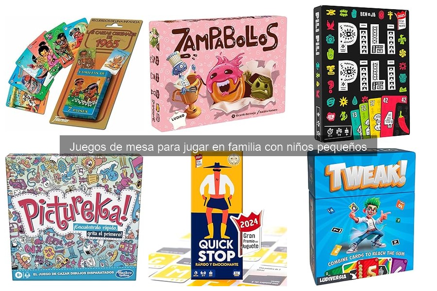 Juegos de Mesa Educativos para Niños de 4 a 6 Años