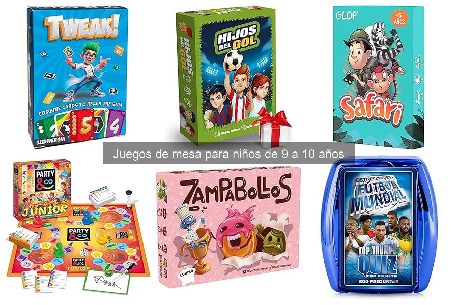 Juegos de mesa educativos para niños de 9 a 10 años