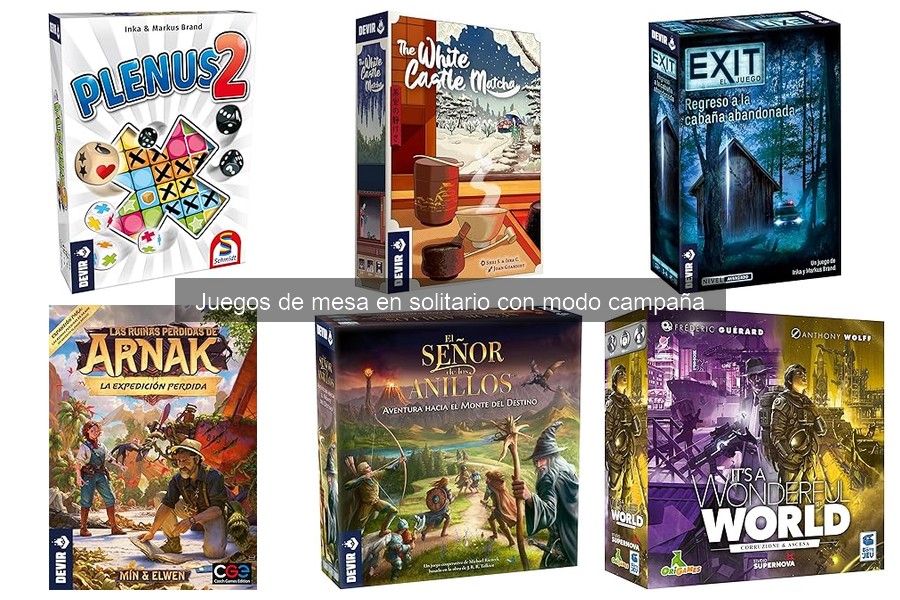 Juegos de mesa en solitario con modo campaña: ¿Qué son?