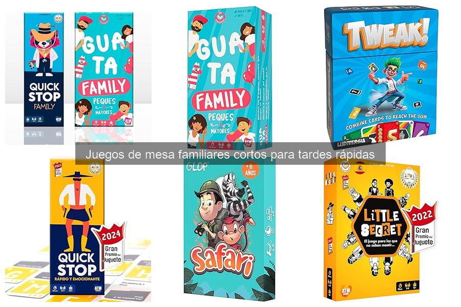 Juegos de Mesa Familiares Cortos para Grupos Grandes