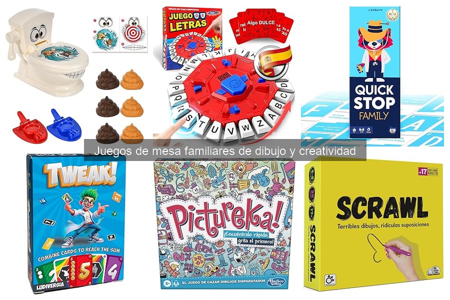 Juegos de mesa familiares de dibujo: ¿Qué son y beneficios?