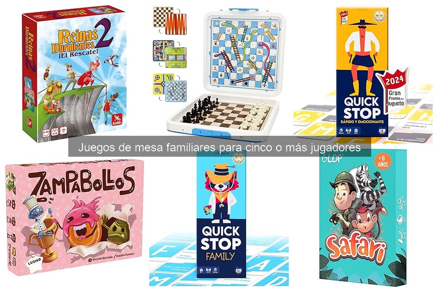 Juegos de mesa familiares recomendados para fiestas