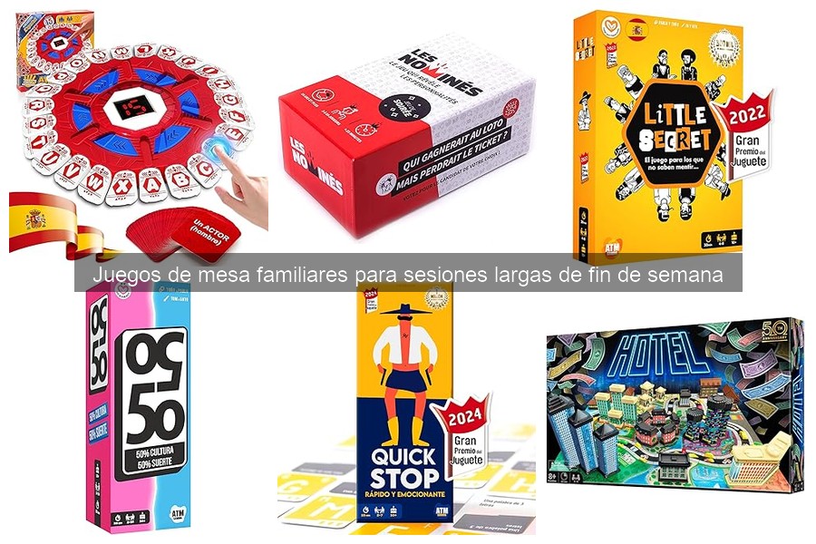 Juegos de mesa familiares recomendados por edad