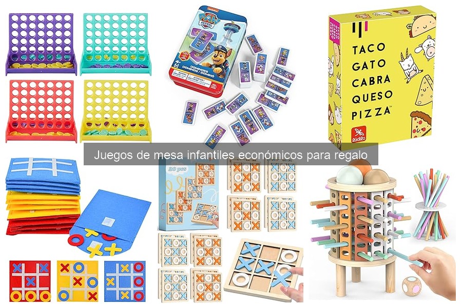 Juegos de mesa infantiles económicos: ideales para regalar
