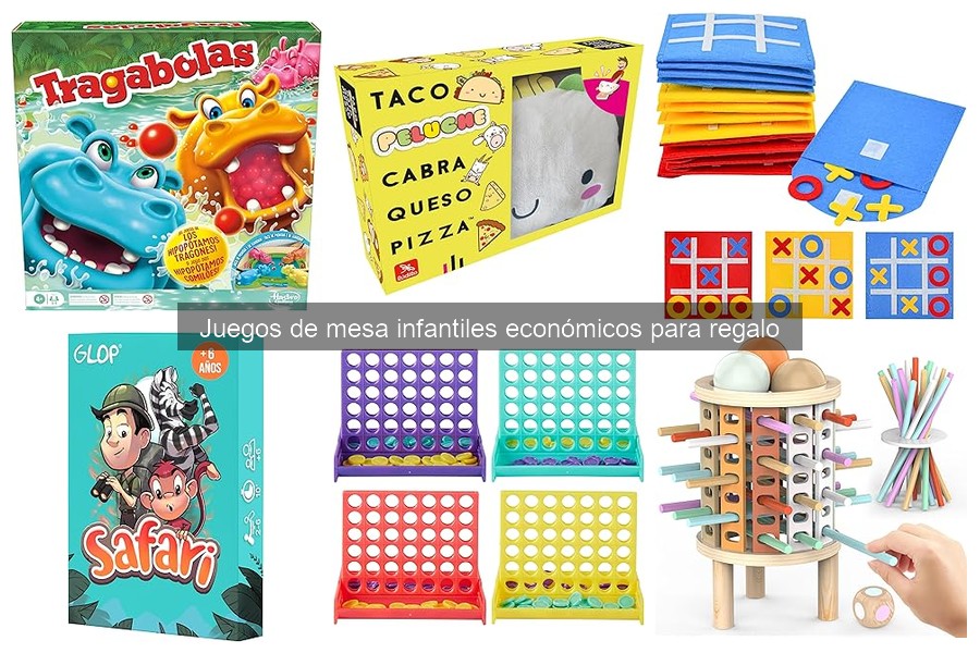 ** Juegos de mesa infantiles económicos para cumpleaños divertidos