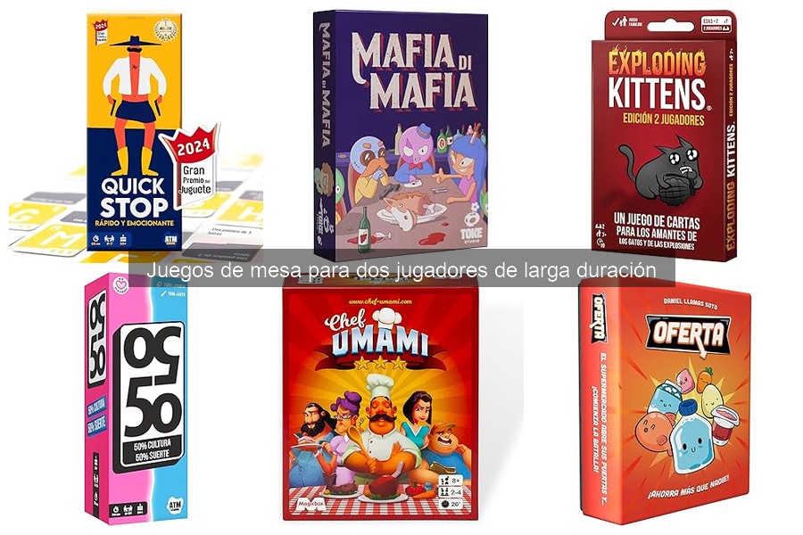 Juegos de mesa para dos jugadores con expansiones