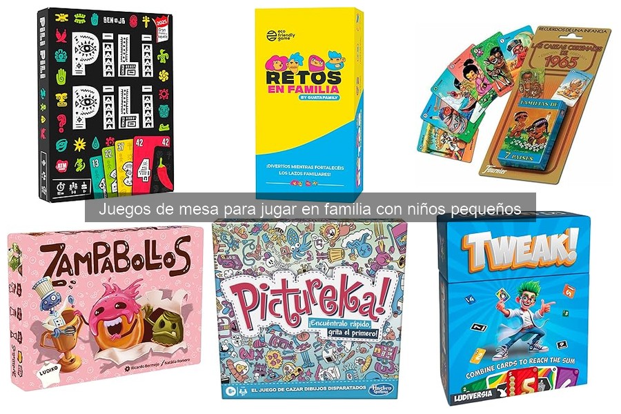 Juegos de mesa perfectos para niños pequeños en familia
