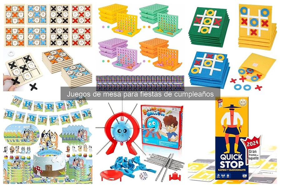 Juegos de mesa populares para fiestas infantiles