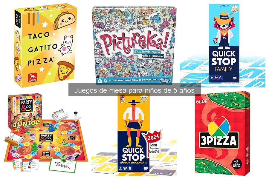 Juegos de mesa que estimulan la creatividad en niños de 5 años