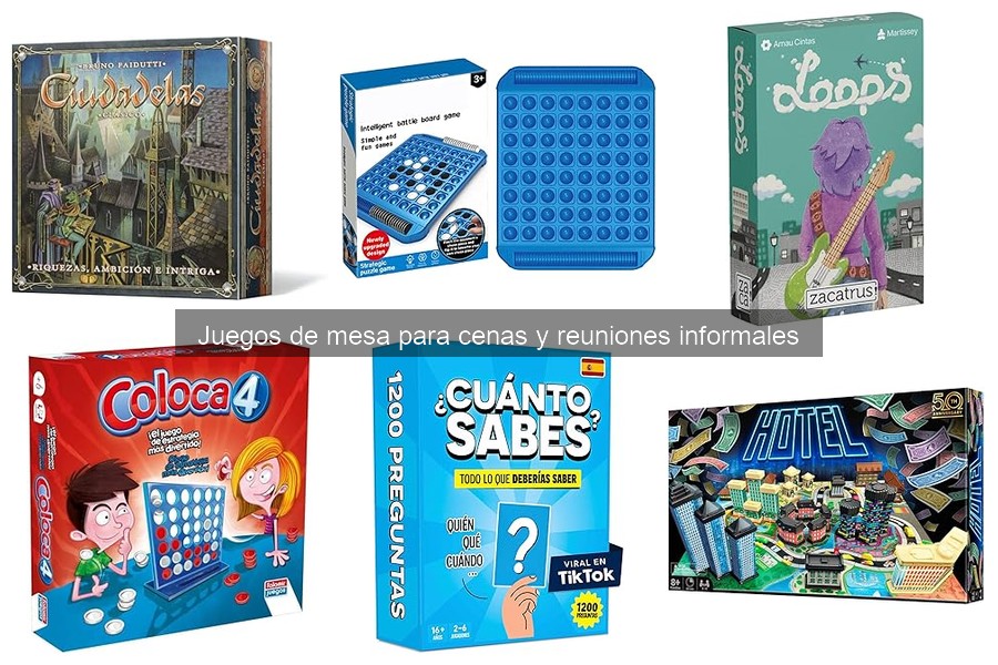 Juegos de mesa rápidos para entretener a tus invitados