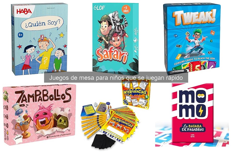 Juegos de mesa rápidos: ¿Son seguros para los niños?