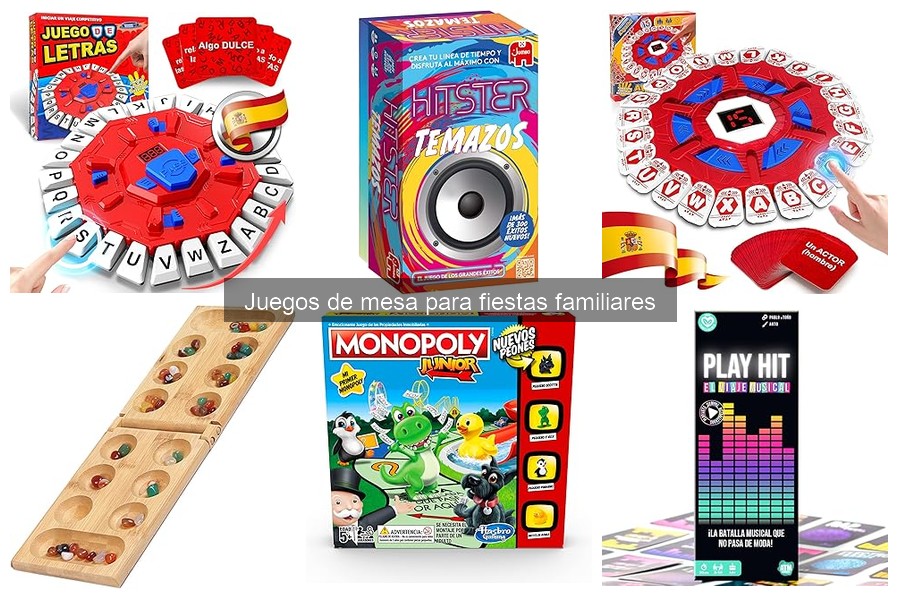 Juegos de mesa recomendados para fiestas familiares con niños