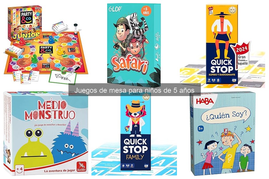 Juegos de mesa simples para niños de 5 años: ¡Diversión asegurada!
