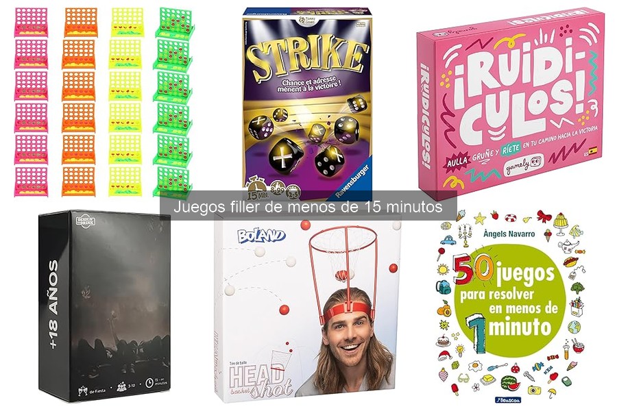 Juegos filler ideales para grupos grandes | Comparativa
