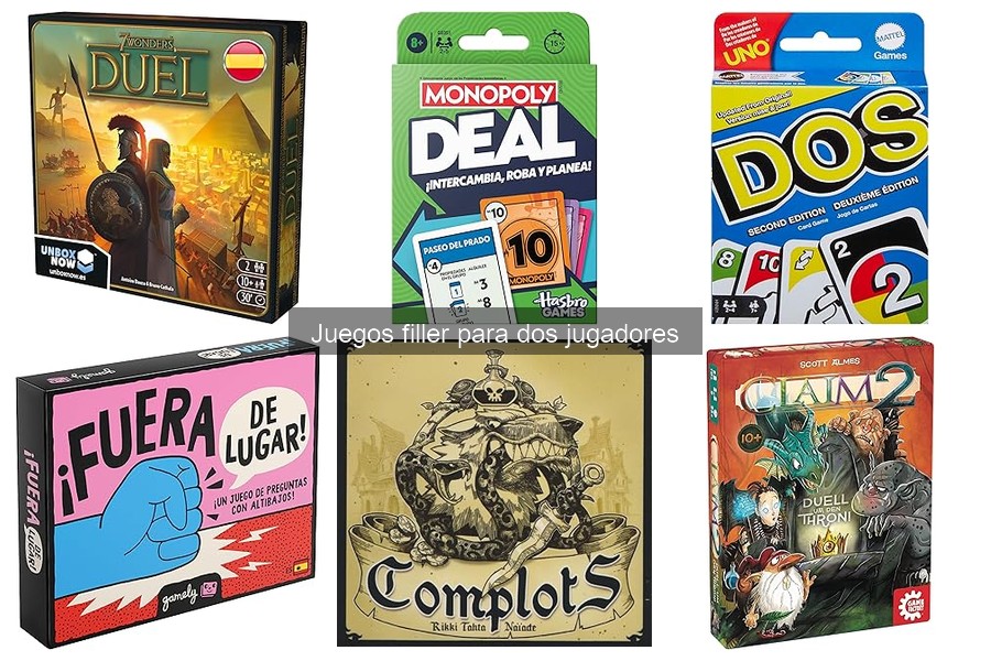 Juegos Filler para Dos Jugadores con Temática de Ciencia Ficción y Fantasía