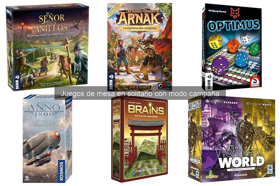 La evolución de los juegos de mesa en solitario con campaña