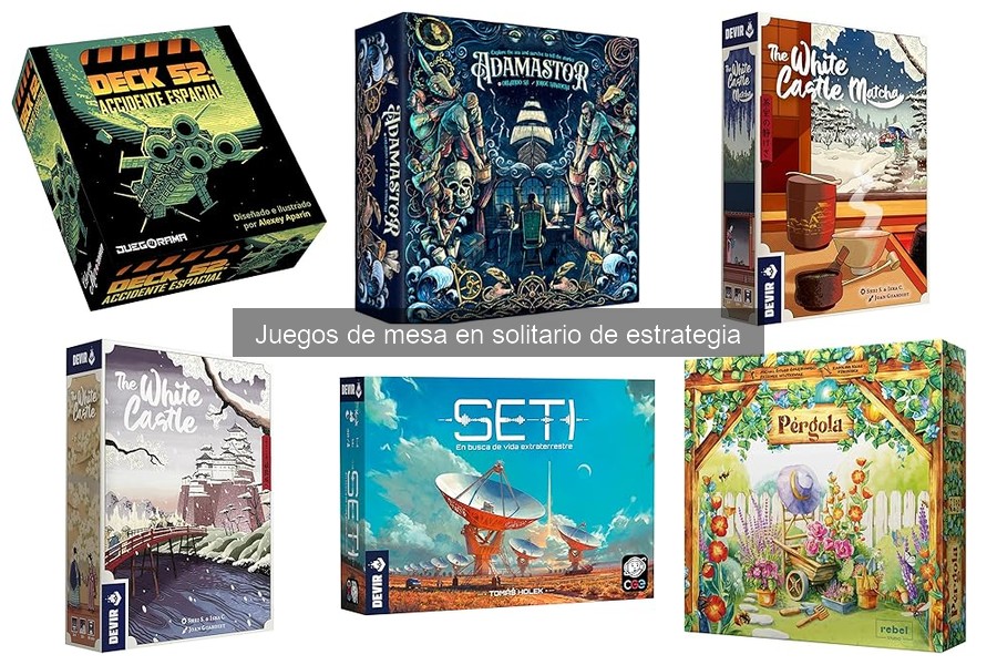 Los juegos de mesa en solitario de estrategia más vendidos
