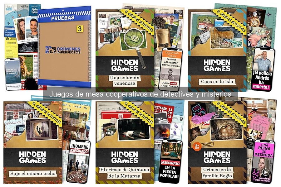Los mejores juegos de mesa cooperativos de detectives