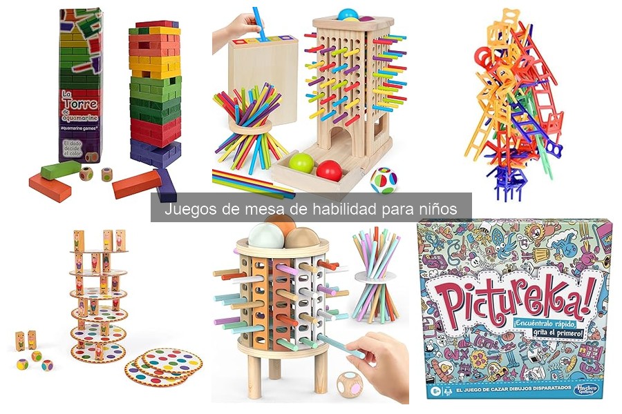 Los mejores juegos de mesa de habilidad para niños por edad
