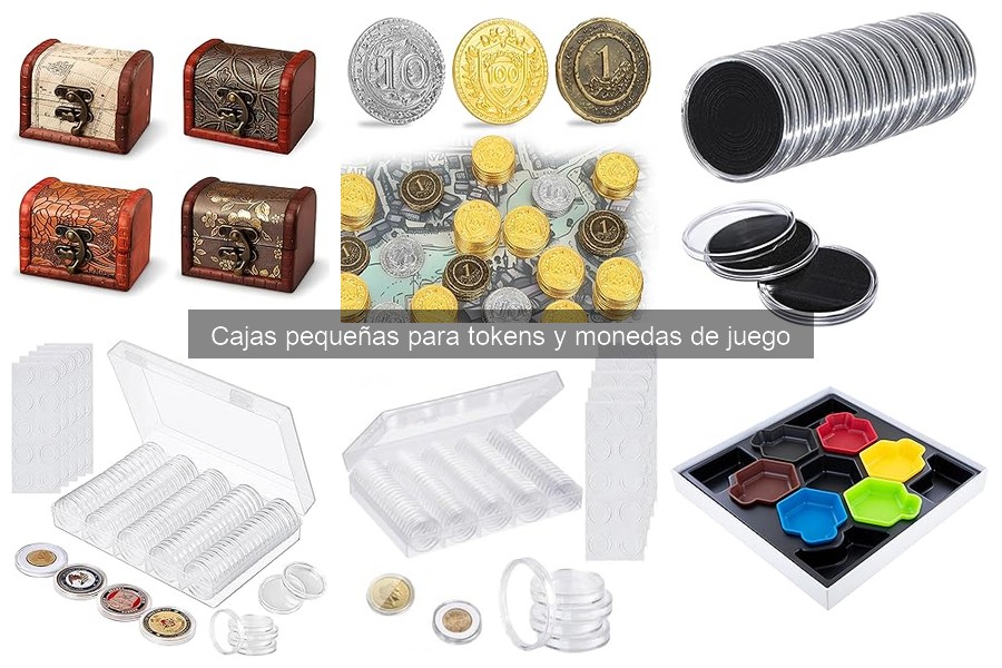 Mantenimiento de cajas pequeñas para tokens y monedas de juego